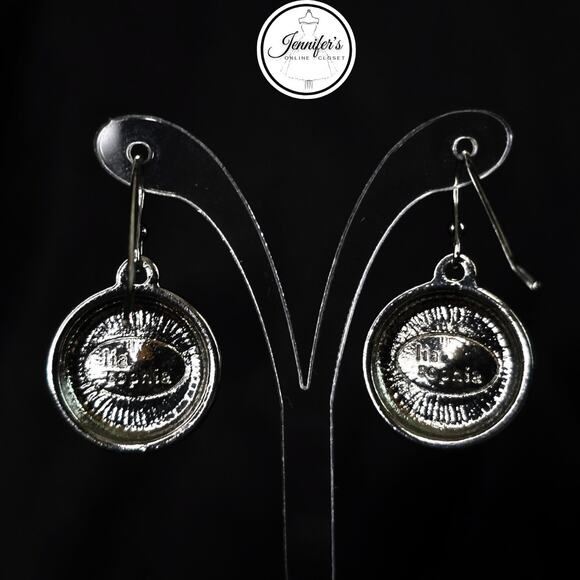 Lia Sophia "Pretty Please" Colorama Silver Cut Crystal Earring & Necklace Set - Picture 12 of 14